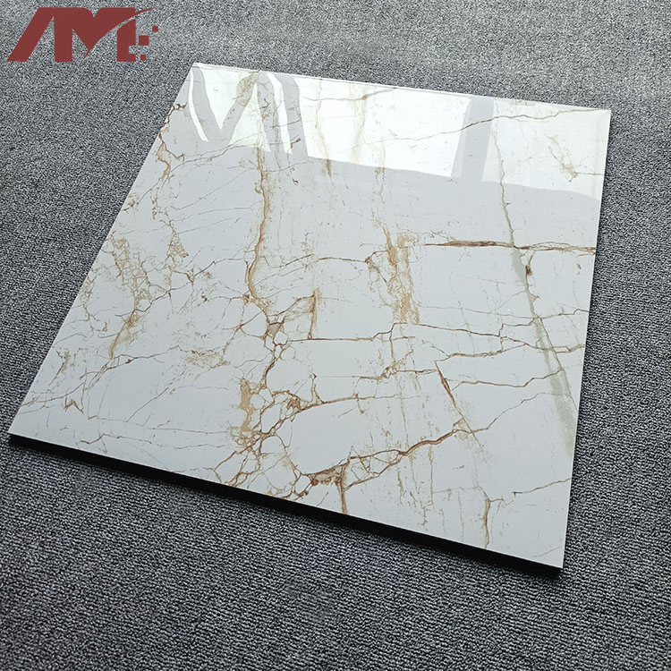 Chinese White Marble 600X600 Polished Marble Porcelain Tile