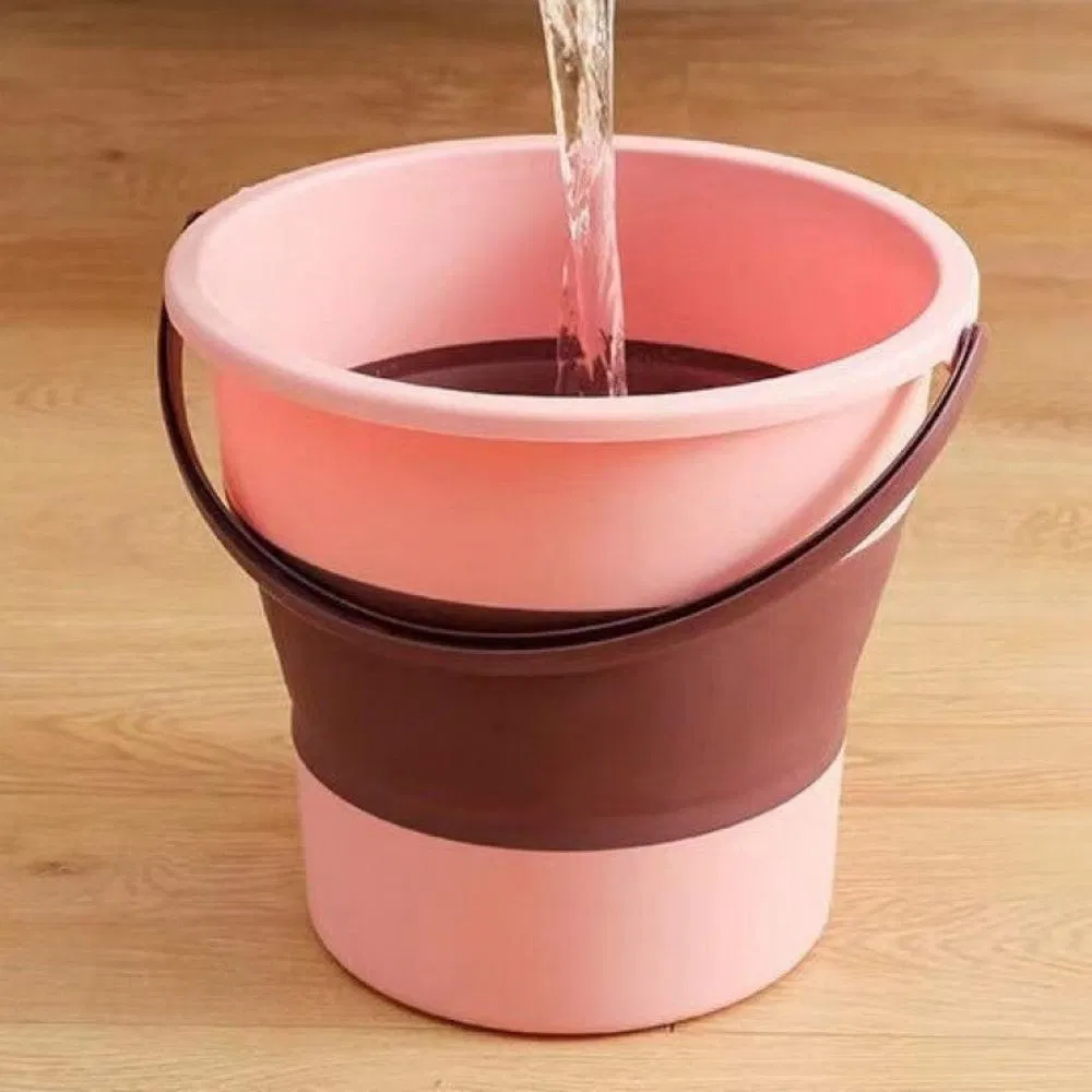 Folding Bucket Collapsible Outdoor Fishing Bucket Camping Car Travel Wbb20616