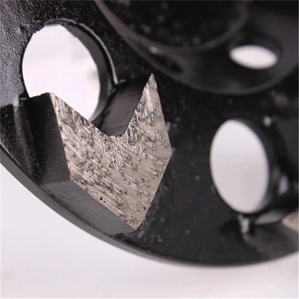 Diameter 125mm Metal Grinding Disc 5 Inch Diamond Concrete Grinding Wheel Hard Bond Seven Arrow Abrasive Segments