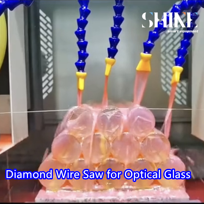 Компактная алмазно-проволочная пила для оптического стекла