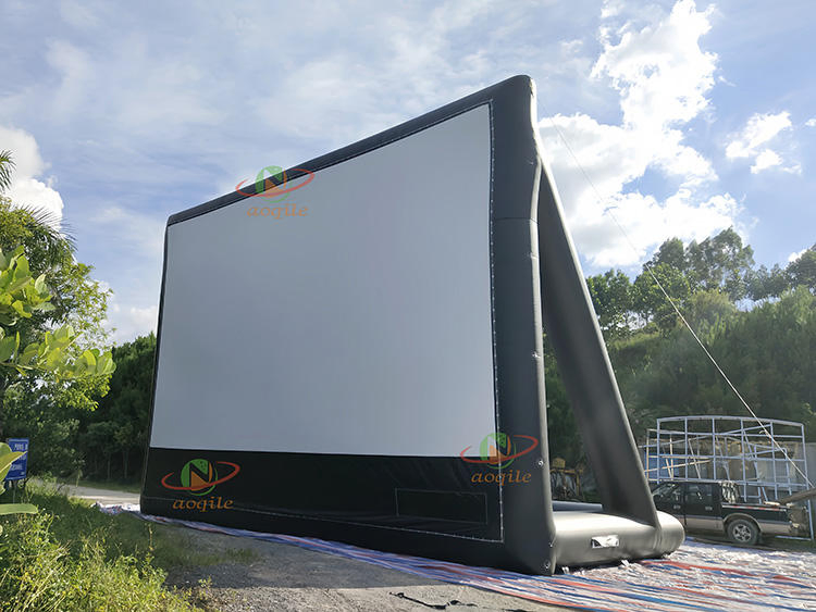 Large Inflatable Outdoor Theater Equipment Car Theater Inflatable Movie Screen Projector Screen
