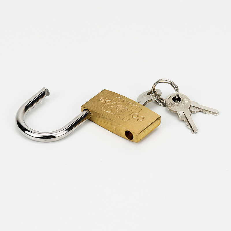 Wholesale New Full Copper Lock Core Security Solid Hardened Brass Padlock Key Card Mounted Copper Lock