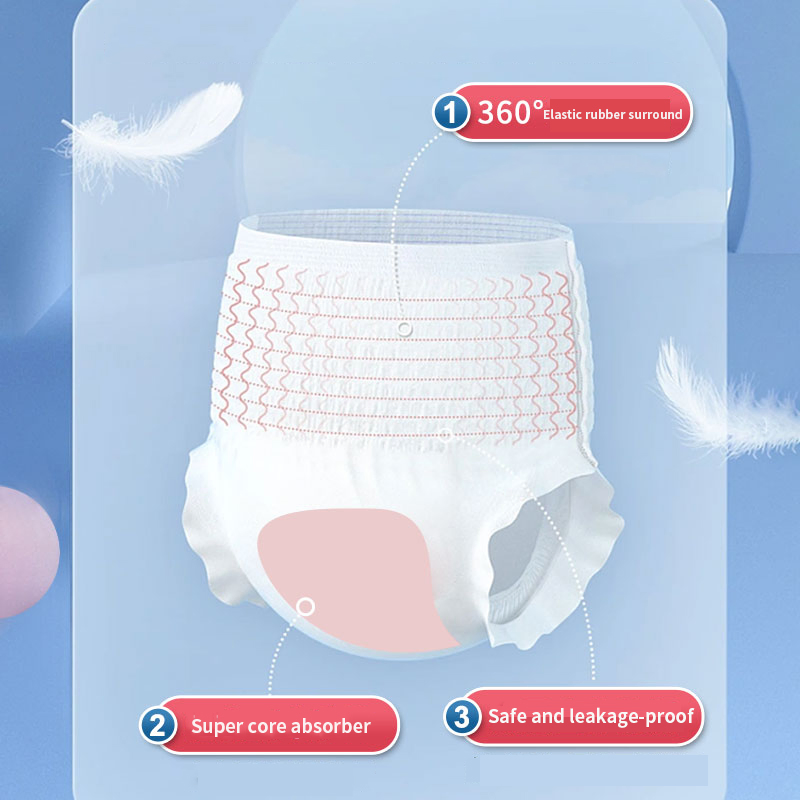 China Factory Customization 3D Leak Prevention Channel L XL XXL Adult Diaper