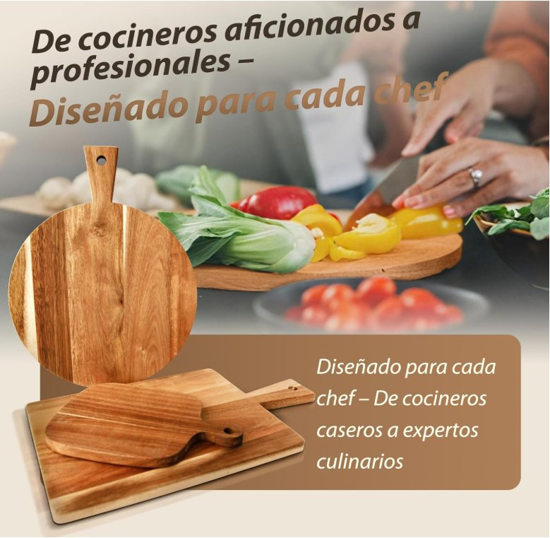 Handcrafted Wooden Board Set Bamboo Product Cheese Board