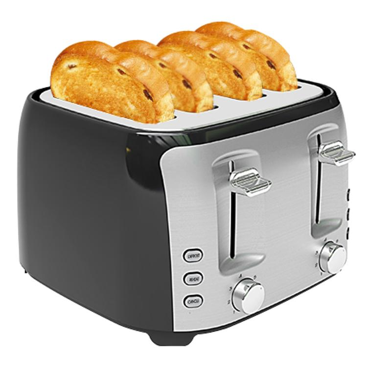 Toaster with Different Function Re-Heat/Defrost/Cancel and Auto Shut off and Cool-Touch Exterior
