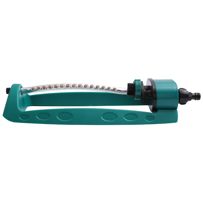 Garden Lawn Oscillating Sprinkler with 15 Hole Nozzles Easy Adjust Range Control