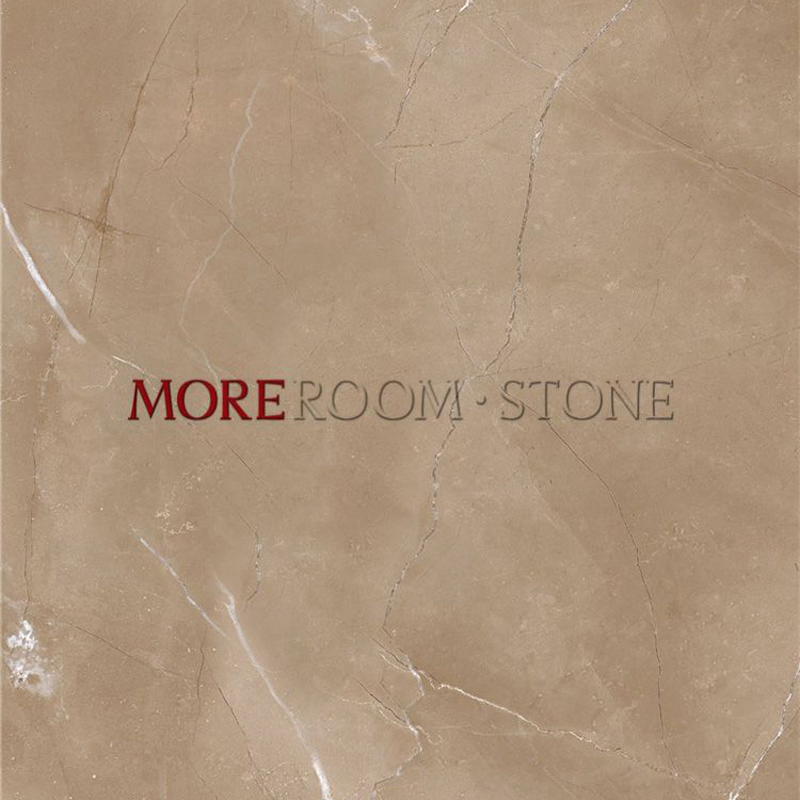 Noble Grey Pietra Brown Marble Look Porcelain Tiles for Bathroom
