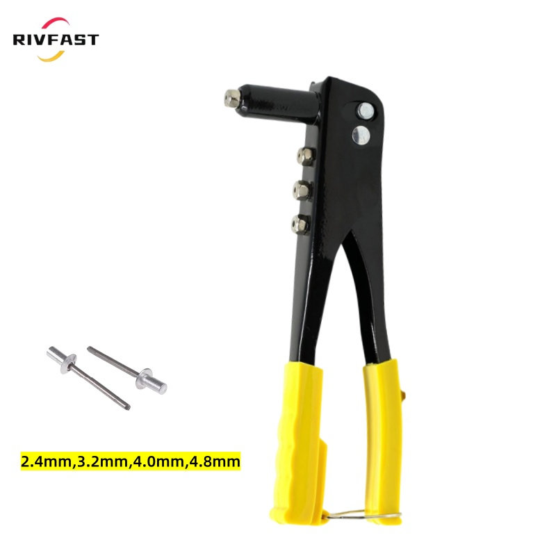 Ручная заклепочная машина профессиональная, 4 насадки