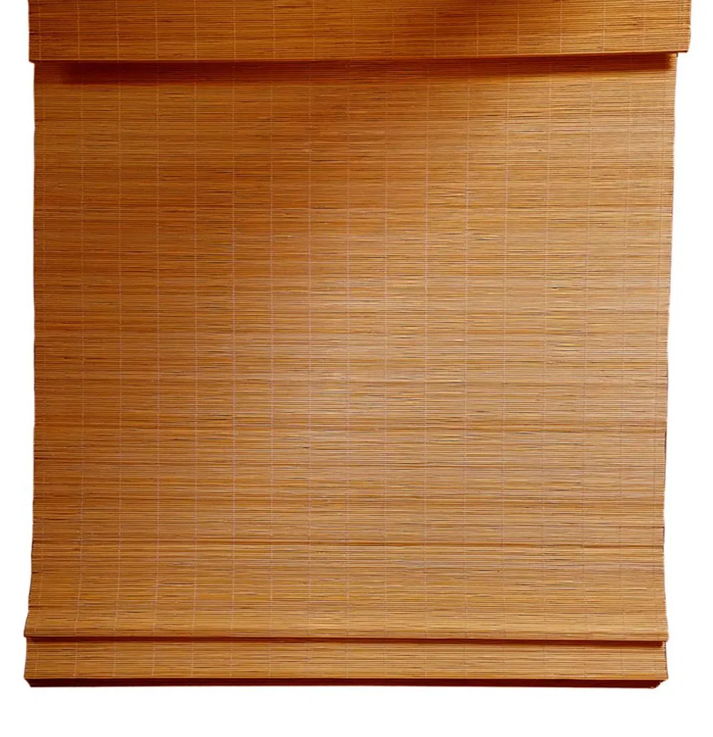 Cordless Mechanism Bamboo Curtains and No Cord Blinds