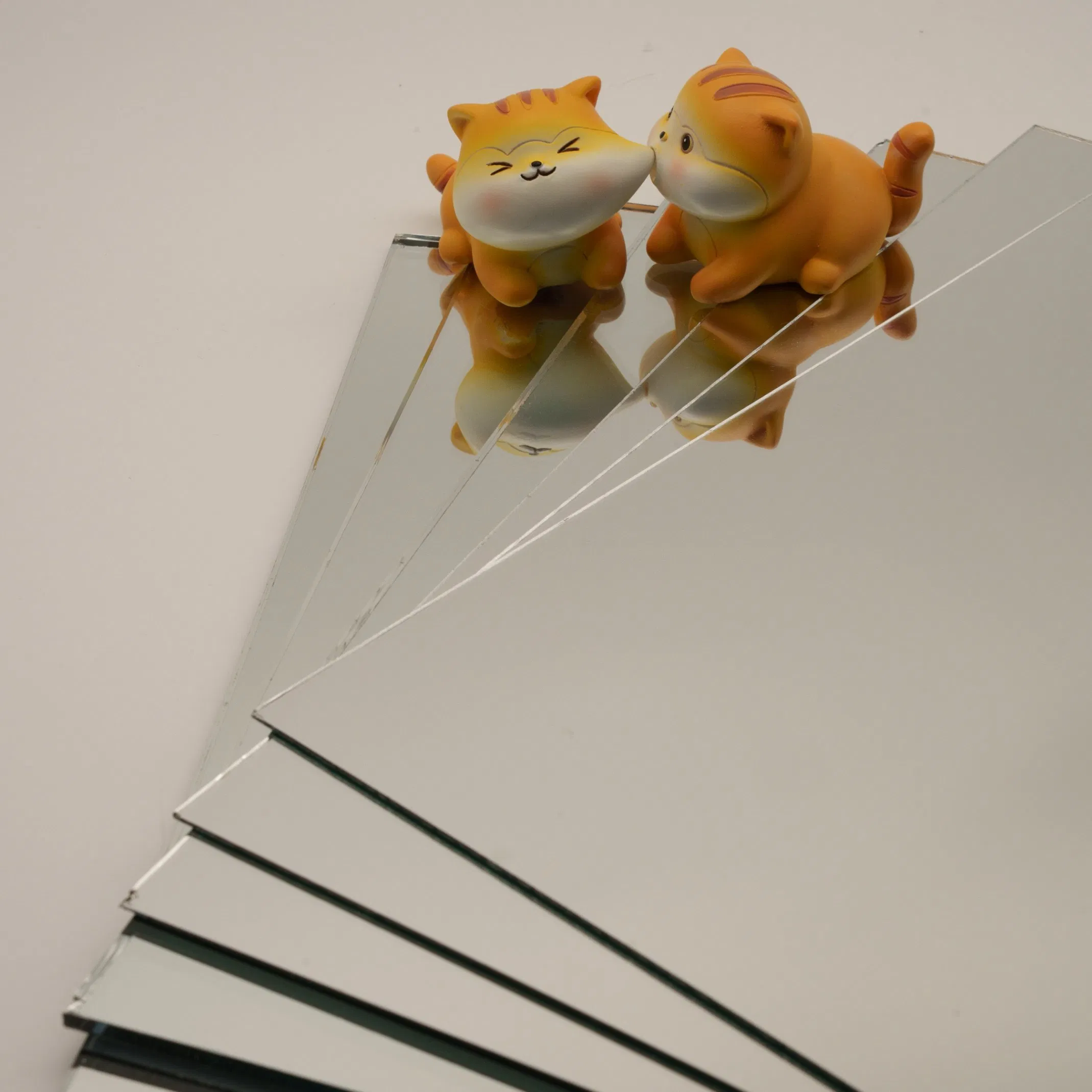 3-6mm Waterproof Silver Mirror Glass, Double Coated