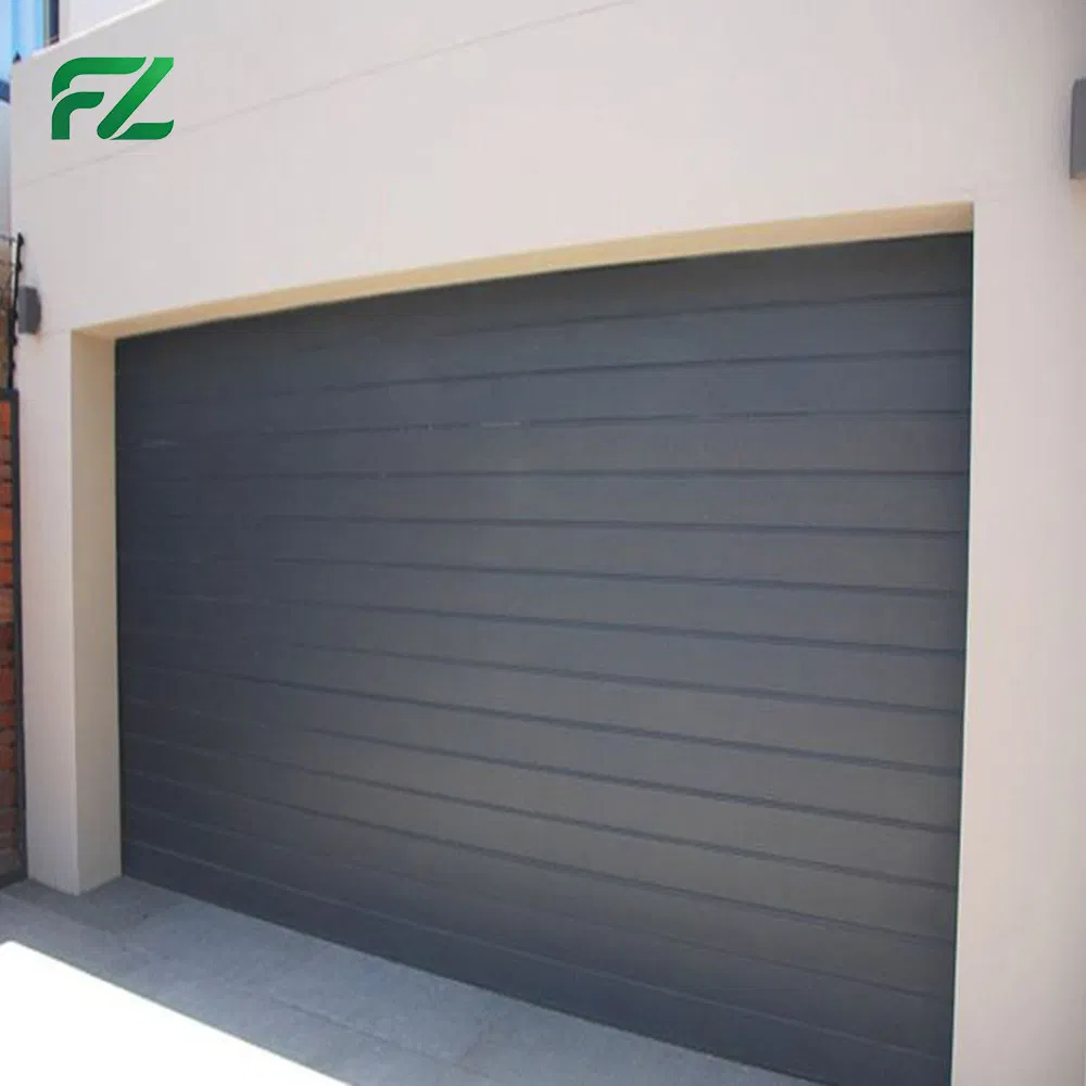 Durable Residential Garage Doors Featuring a Modern Remote-Controlled Sliding Door Design