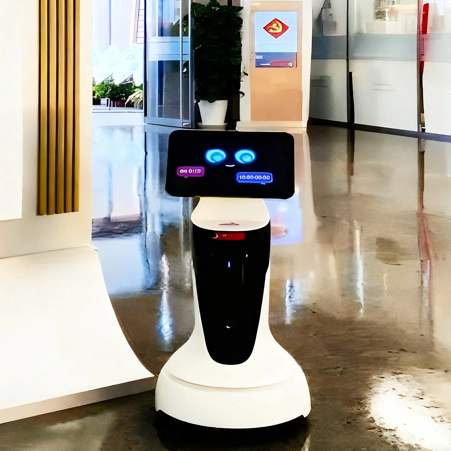 Automatic Food Pickup Takeout Delivery Robot for Shopping Districts Robot Delivery Machine