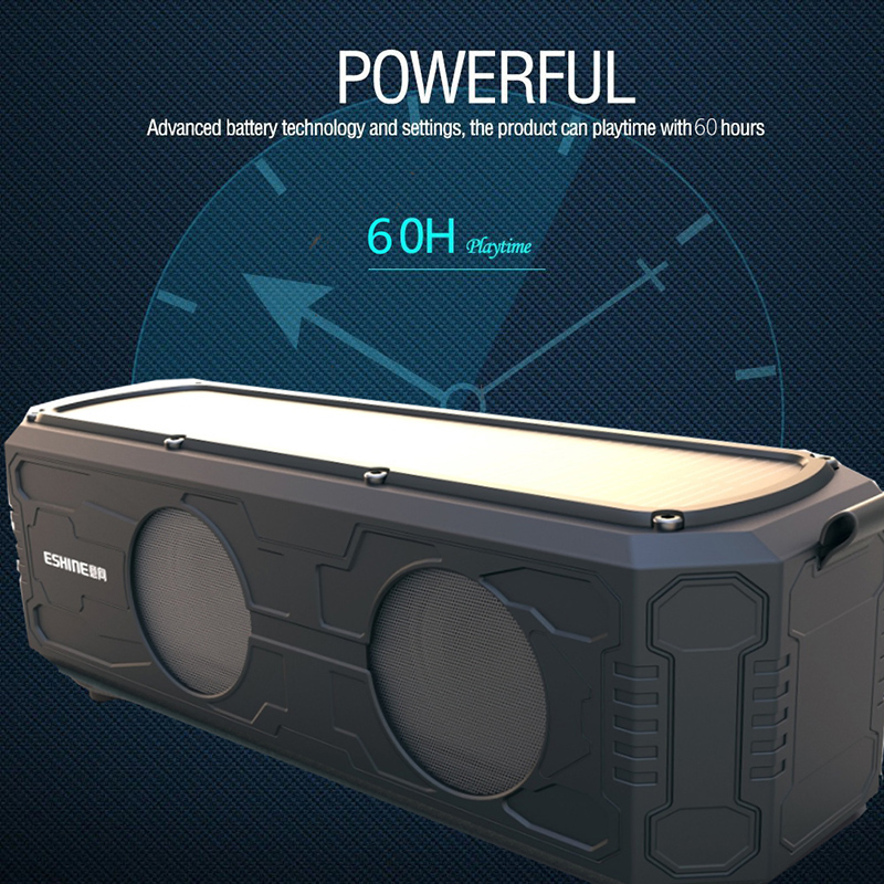 Ultimate Solar Power Bank Speaker with 4400mAh Battery