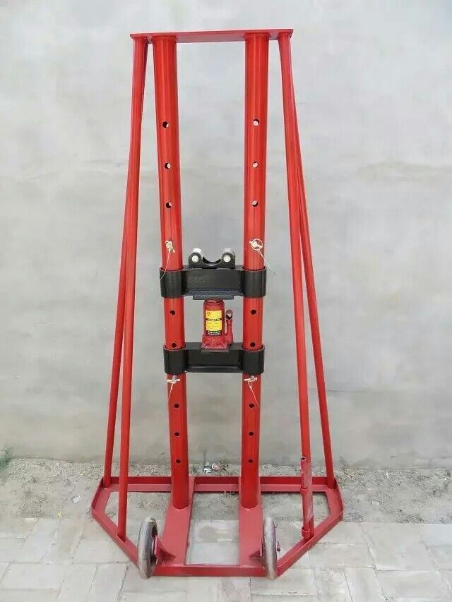 5-20ton Hydraulic Cable Reel Stand for Large Cable Tray Cable Drum Lifting Jacks