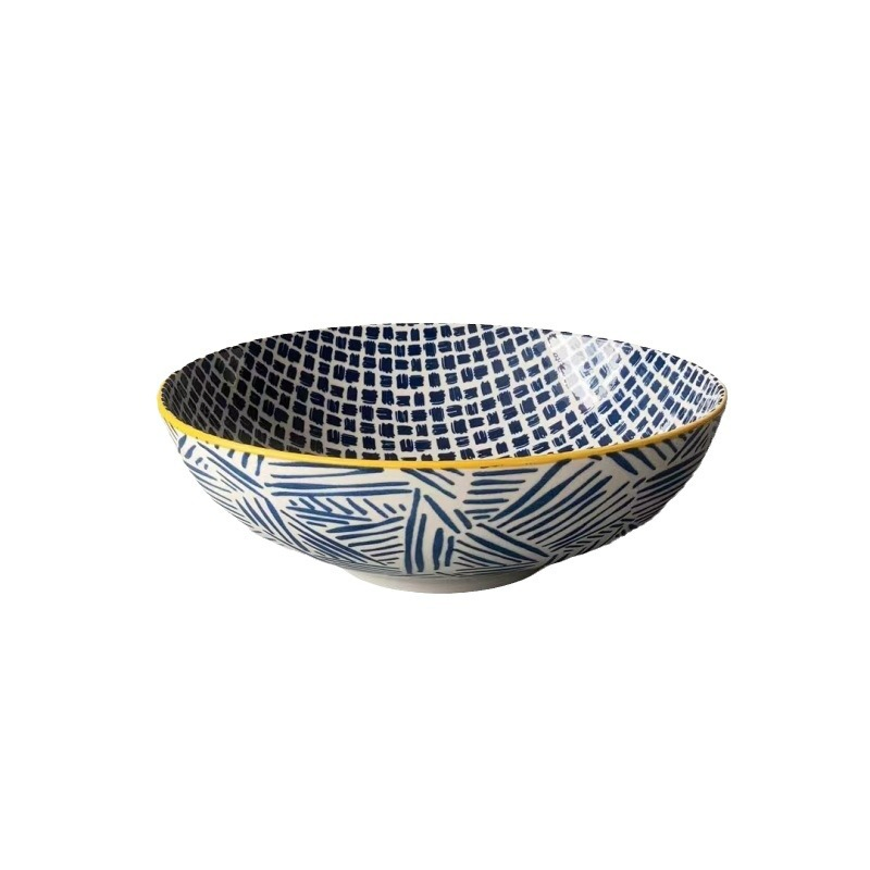 8.2"Soup Bowl Food Salad Pad Printing Porcelware Ceramics Tableware
