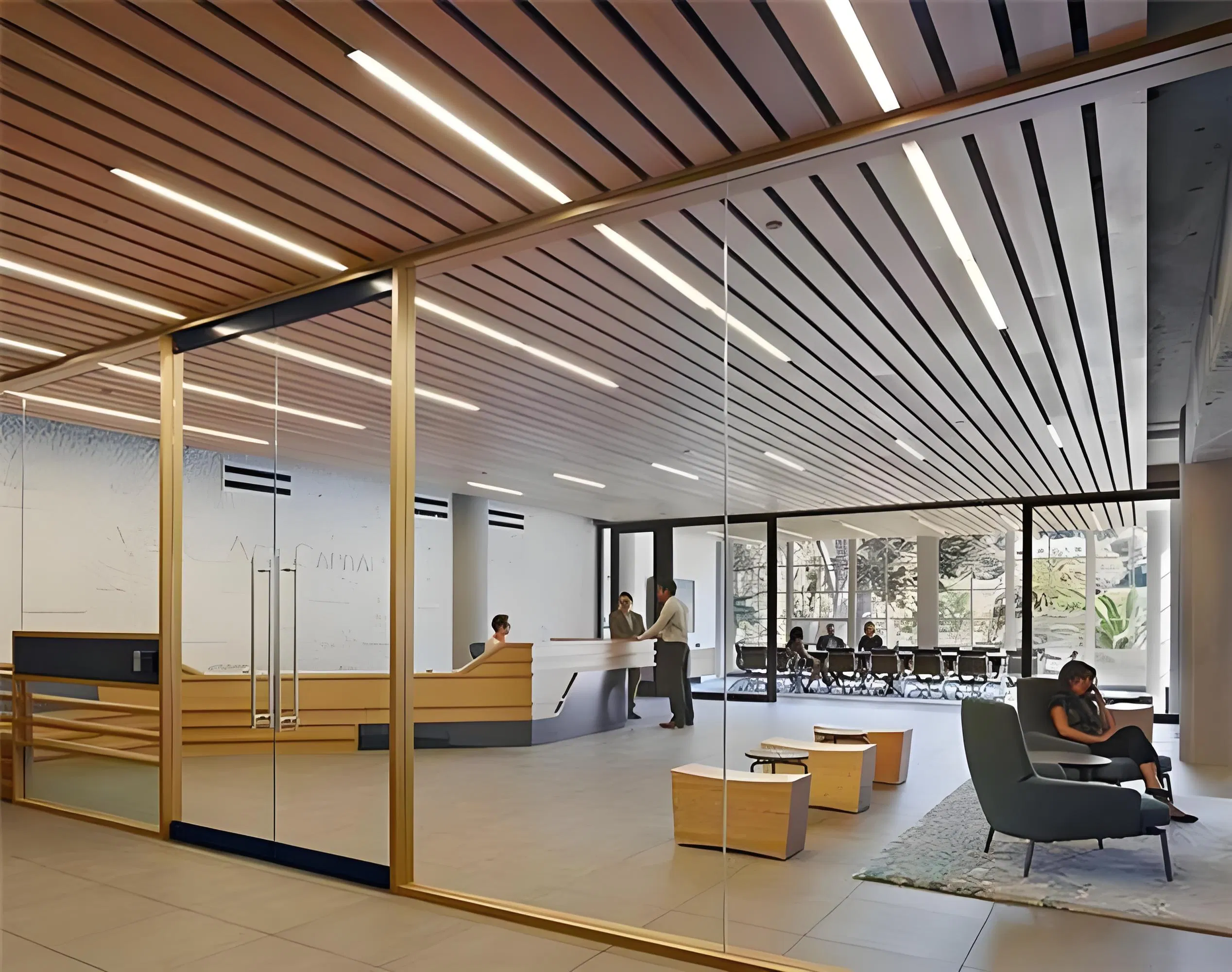 Stylish and Durable Aluminum Ceilings for Expansive Interiors Aluminum Alloy