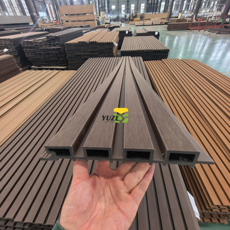 WPC Outdoor Wall Covering with Enhanced UV Stability Outdoors