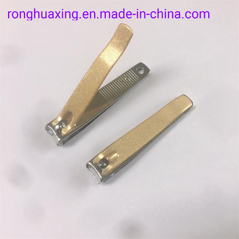 2019 Newest Carbon Steel Professional Nail Clipper Manufacturer with Glitter Painting Handle