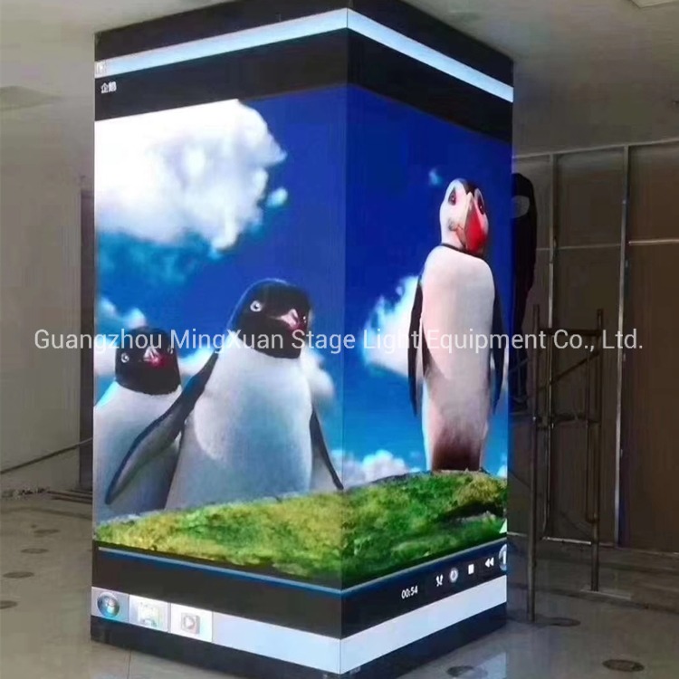New Design Full Color HD P3.91 Outdoor Advertising LED Display Cube Screen