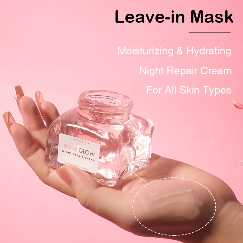 Deep Hydration Anti-Wrinkle Damascus Rose Skincare Whitening Smoothing Facial Sleeping Mask