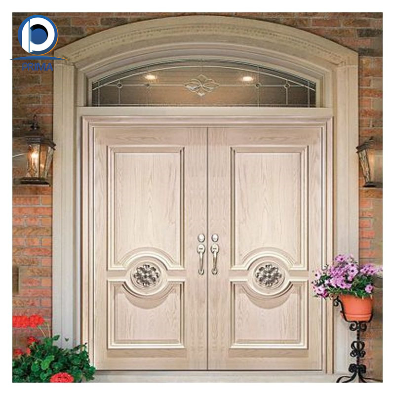 Prima 2025 New Design Solid Wood Painting Wooden Entry Door