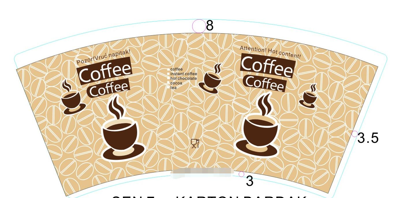 Factory Supply Beverage Paper Cup Material PE Coated Paper