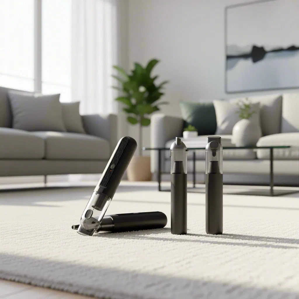 Portable Brushless Handheld Car Vacuum Cleaner 18000PA Suction Power Can Be Blown; Inflatable Mode Sucks Pet Hair