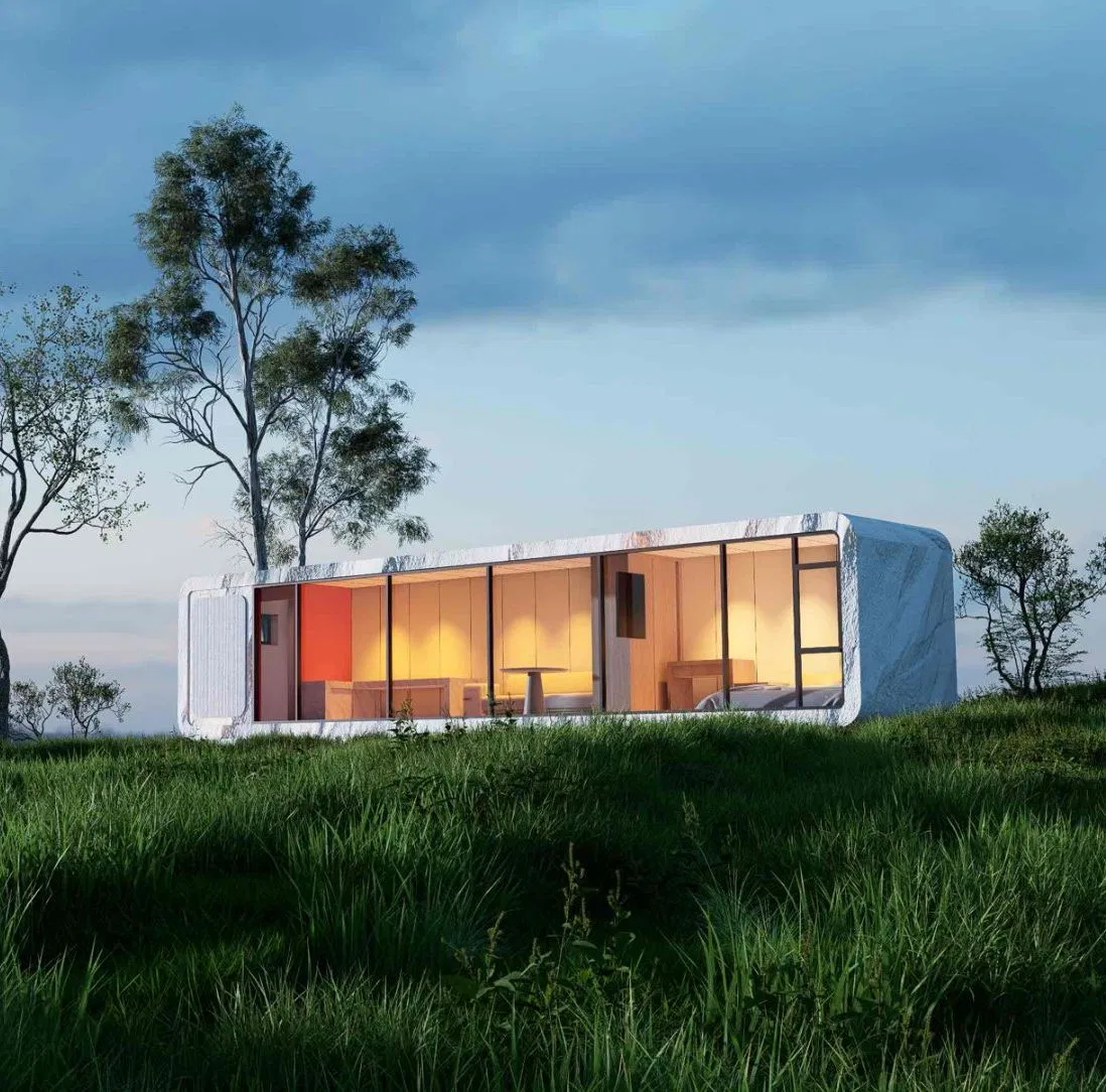 Mobile High Quality Multi-Functional Modern Prefab House Apple Cabin Container Home