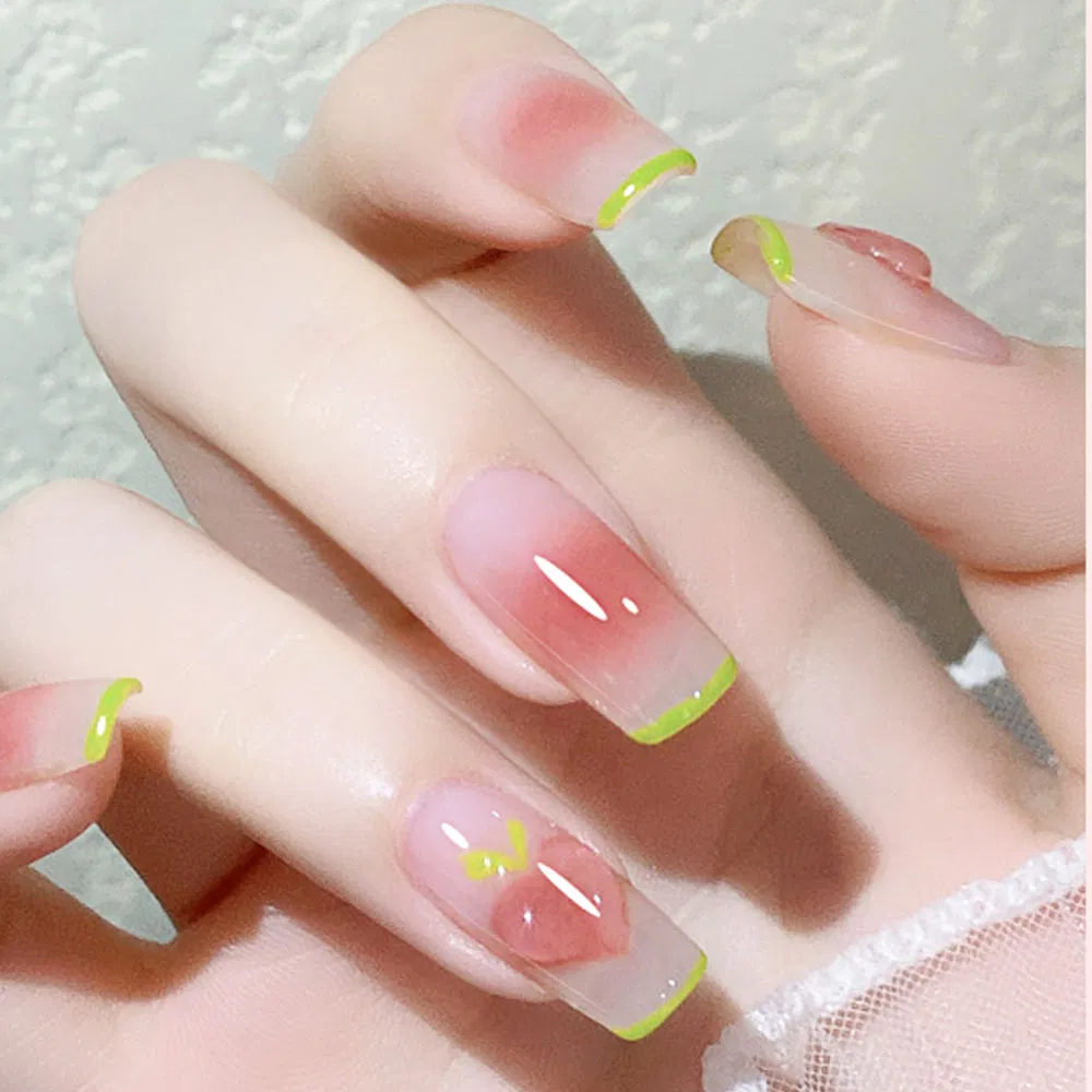 2025 Spring Summer Transparent Mint Green Collection Long-Lasting UV Gel Polish