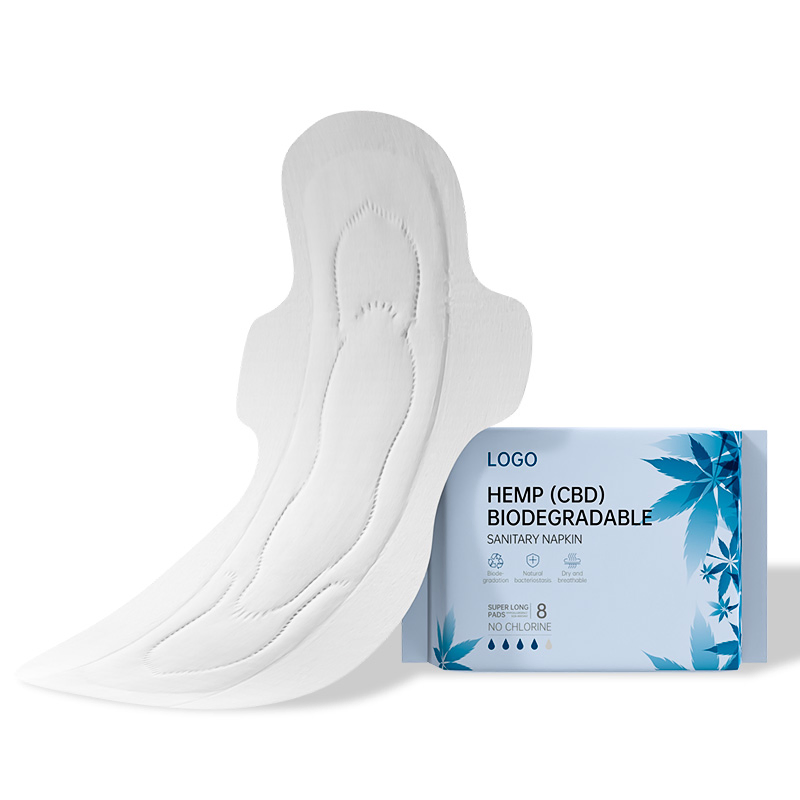 Free Sample Ultra Absorbent Pulp Core Eco Friendly Sanitary Napkin for Women Ladies Teens