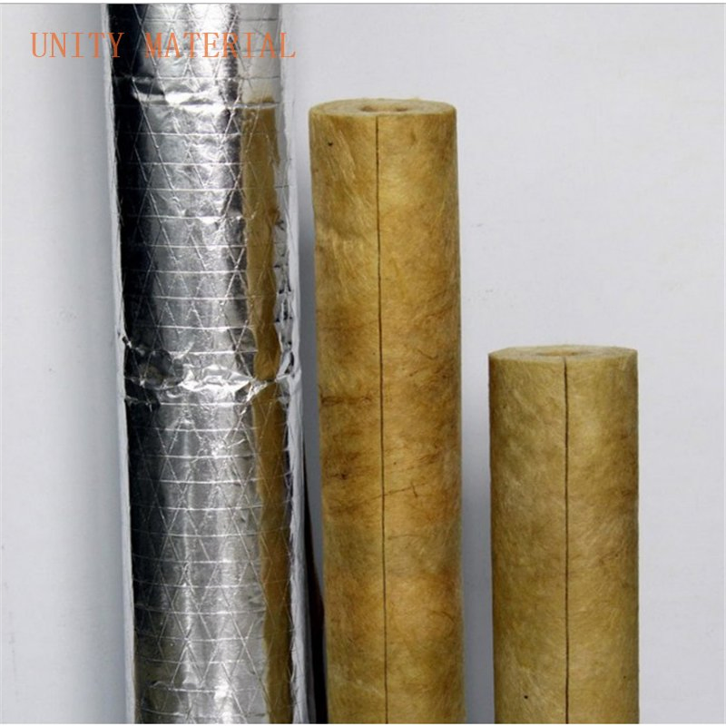 ASTM Steam Pipe Insulation Tube Mineral Rock Wool Pipe Cover