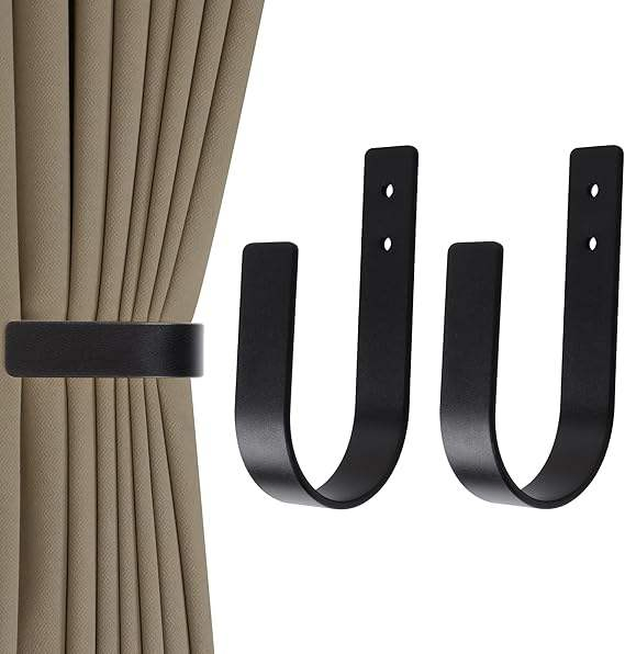 Perfect Fit Clip Curtain Holders Adhesive Curtain Holdbacks Curtain Hooks
