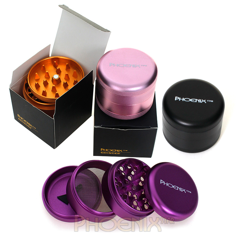 Hot Sandblast 2.5inches Phoenixstar Smoking Accessories Wholesale Herb Tobacco Grinder