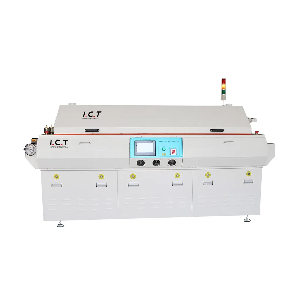 SMT Lead Free Reflow Oven CE Certificate Air Purification for SMD with Temperature Testing