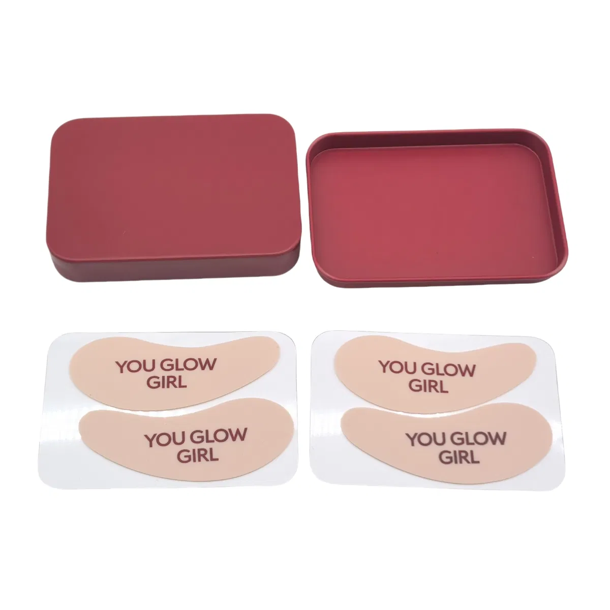 Custom Logo Printed Medical Grade Silicone Gel Eye Patch for Eye Beauty