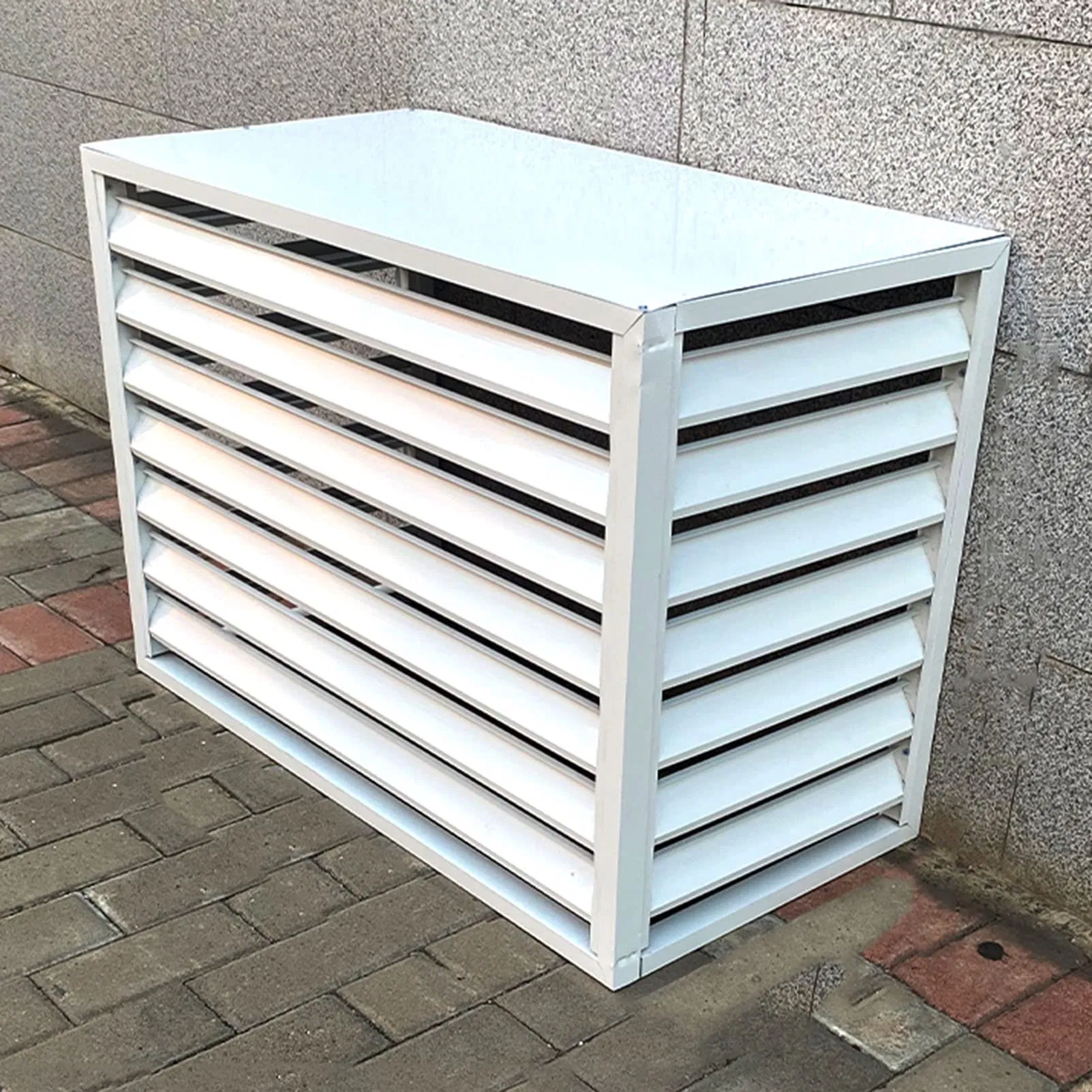 Waterproof Outdoor Decoration House Aluminum Air Conditioner AC Cover Aluminum Dust Cover