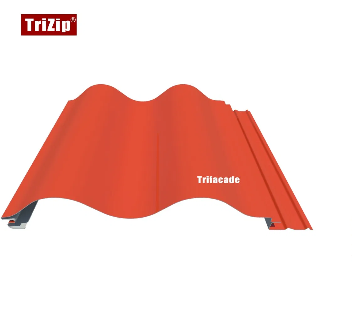 Trifacade Steel Hidden-Fixing Corrugated Wall Panel Trifacade58-310