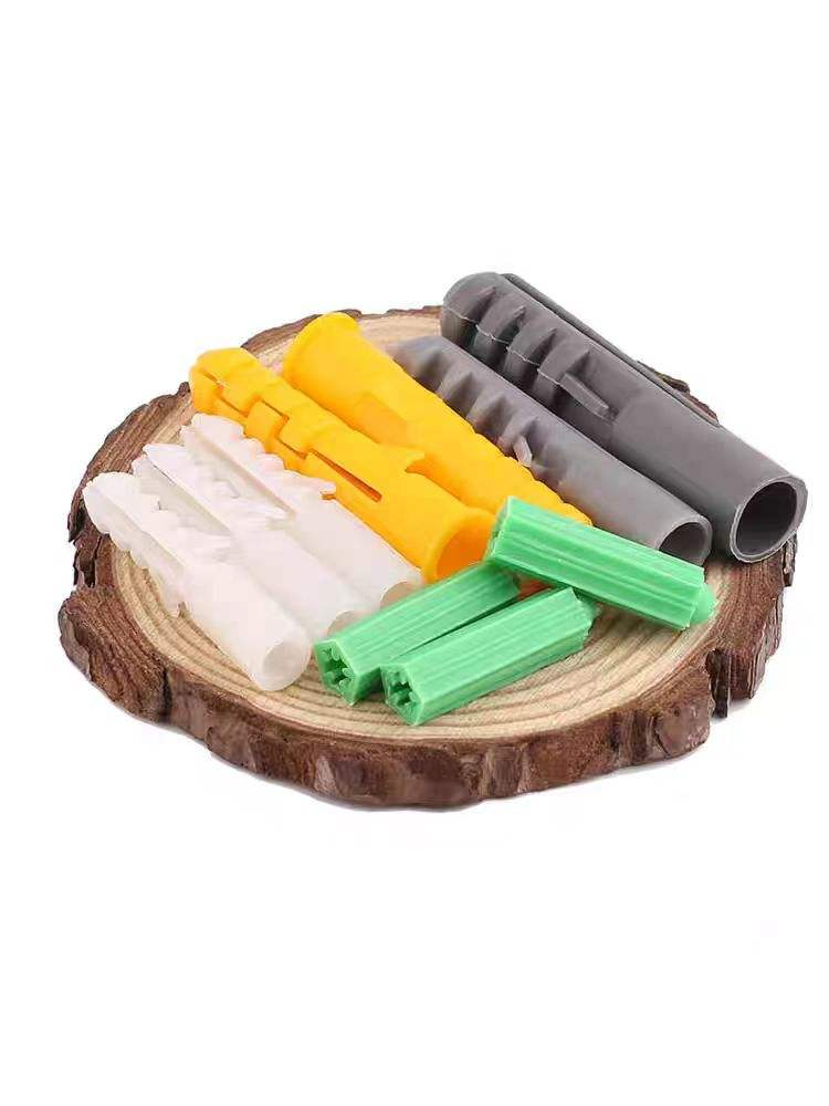 Нейлоновый дюбель-анкер желтый с саморезами