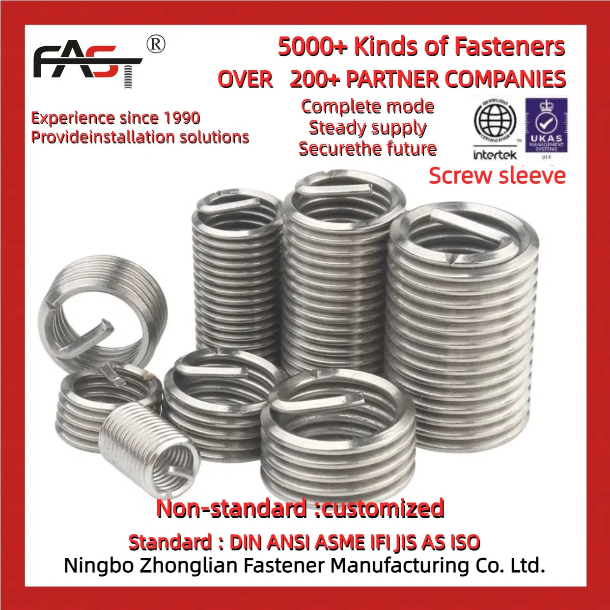 Precision-Engineered Screw Sleeve for Sensitive Applications