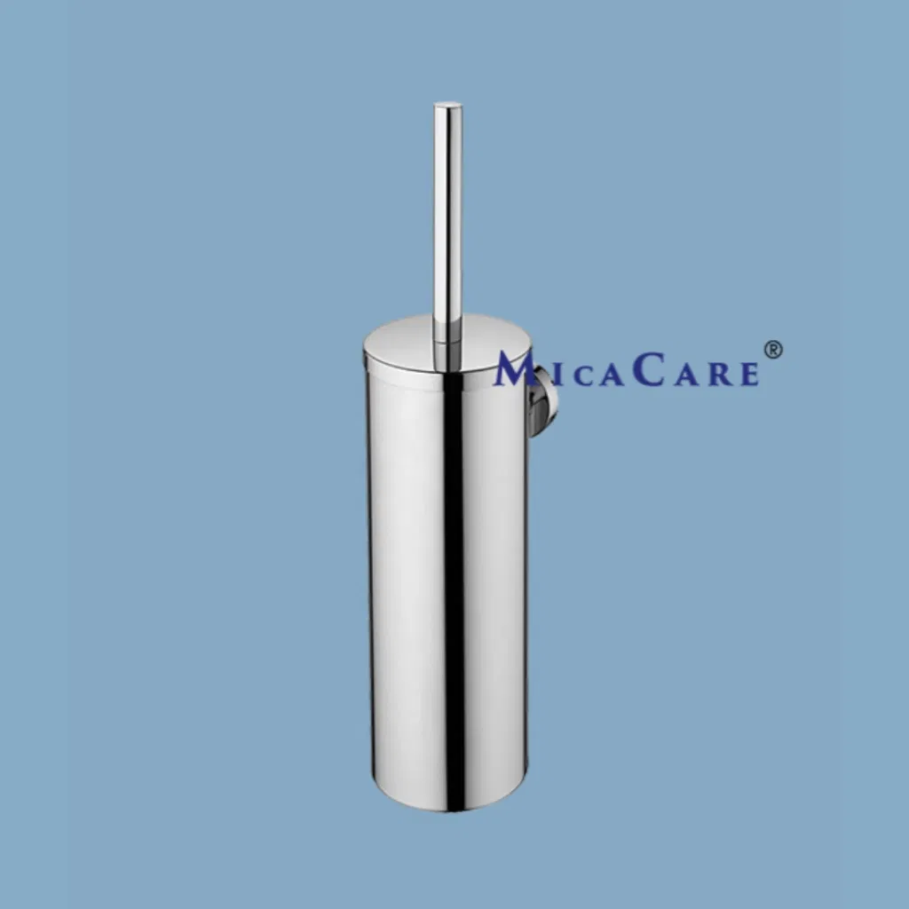 Modern Space Saving Wall Mounted Toilet Brush Set for Bathrooms