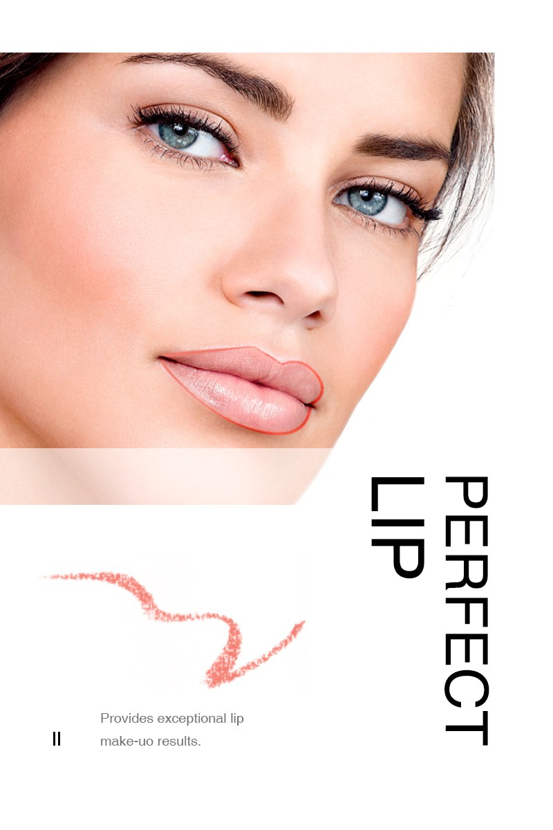 Wood Lipliner for Cosmetics with Super Matte Colors