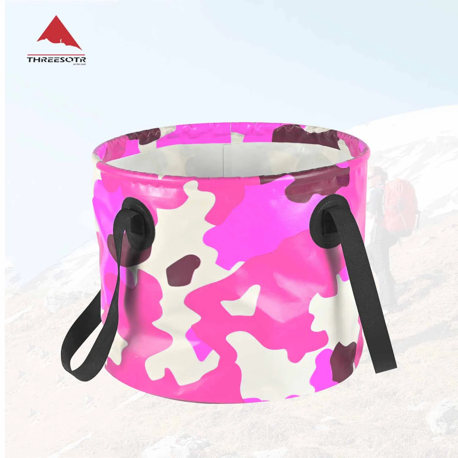 Portable and Lightweight Folding Water Bucket for Outdoor Adventures