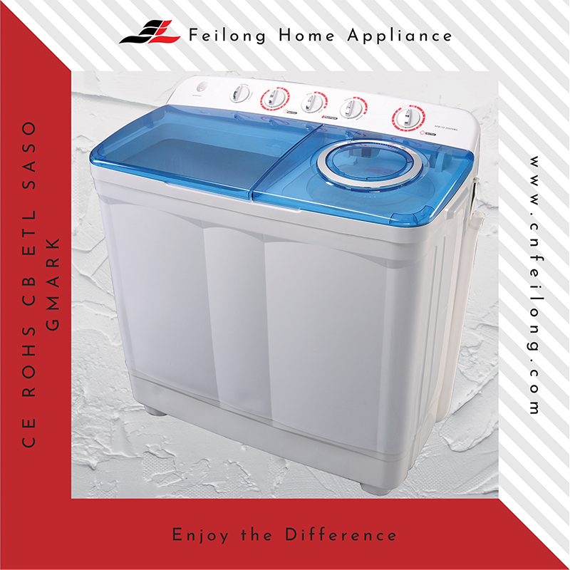 20kg China Best Xpb200-2009sx1 Semi-Auto Twin Tub Washing Machine