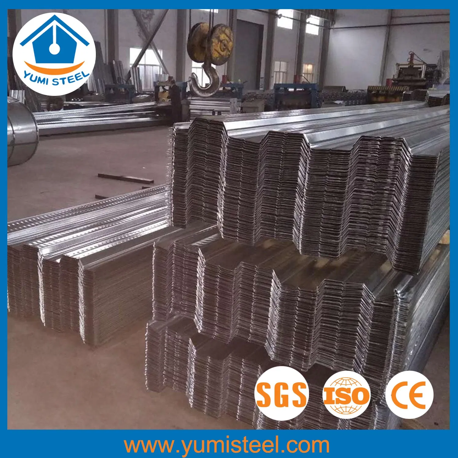 Long Span Composite Floor Steel Deck for Multiple Storeys