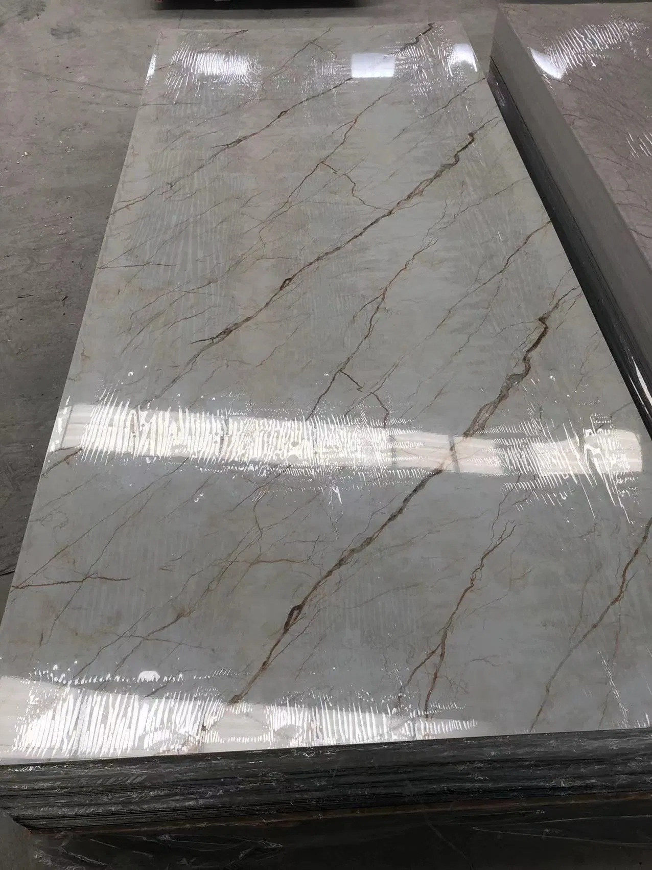 Customized UV Board PVC Marble Sheet Wall Panel for Indoor Decor