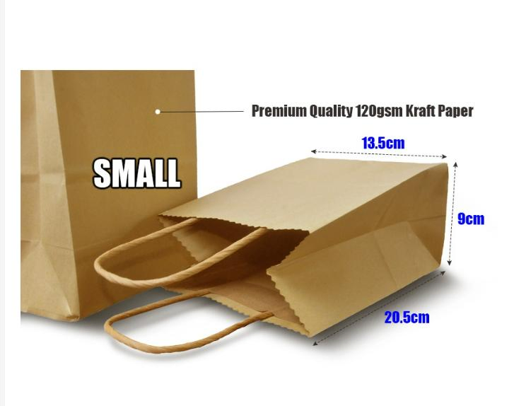 Compostable Packaging Kraft Paper Bag