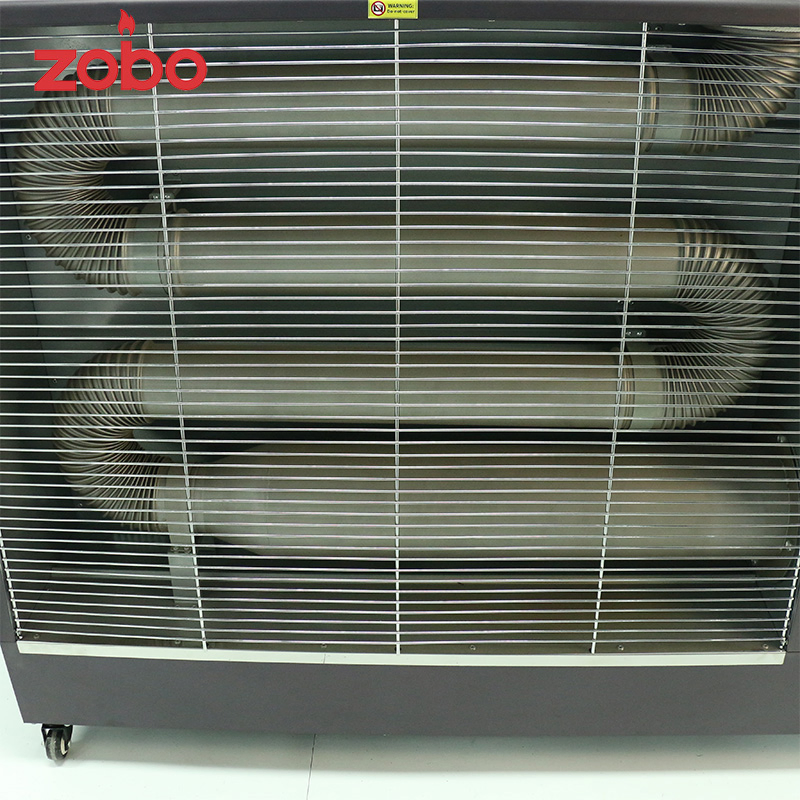 Remote-Controlled 16kw Diesel Heater CE Marked, Tip-Over Safety Ideal for Pavilion, Warehouse, Garage & Indoor Use