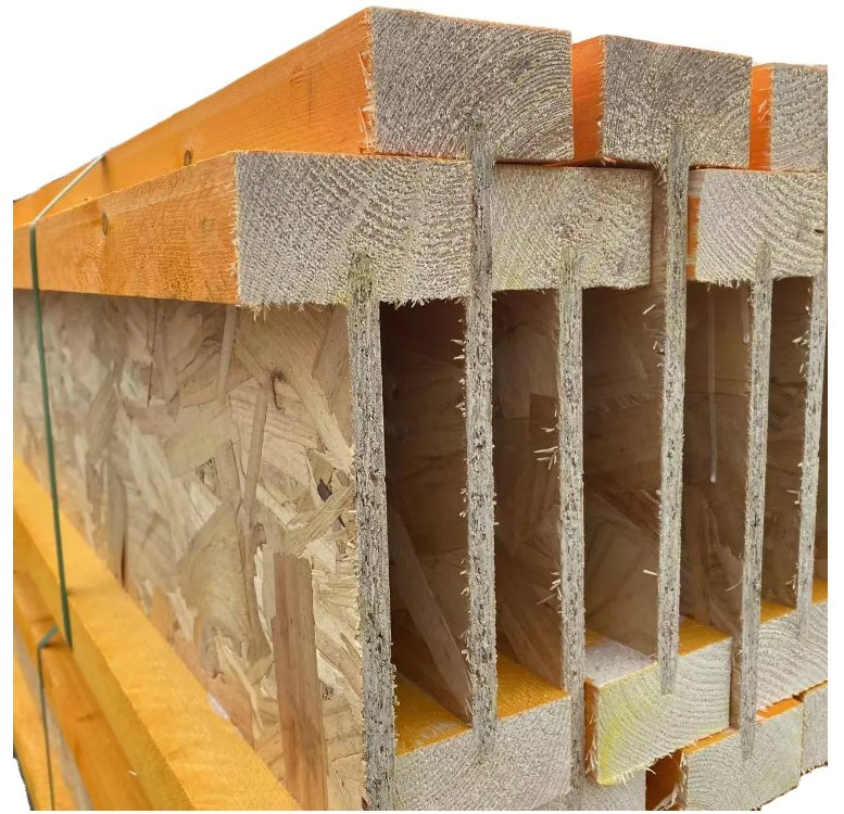 High Quality Factory Sell Pine Wood Beam LVL with OSB Waterproof I Joist for House Building