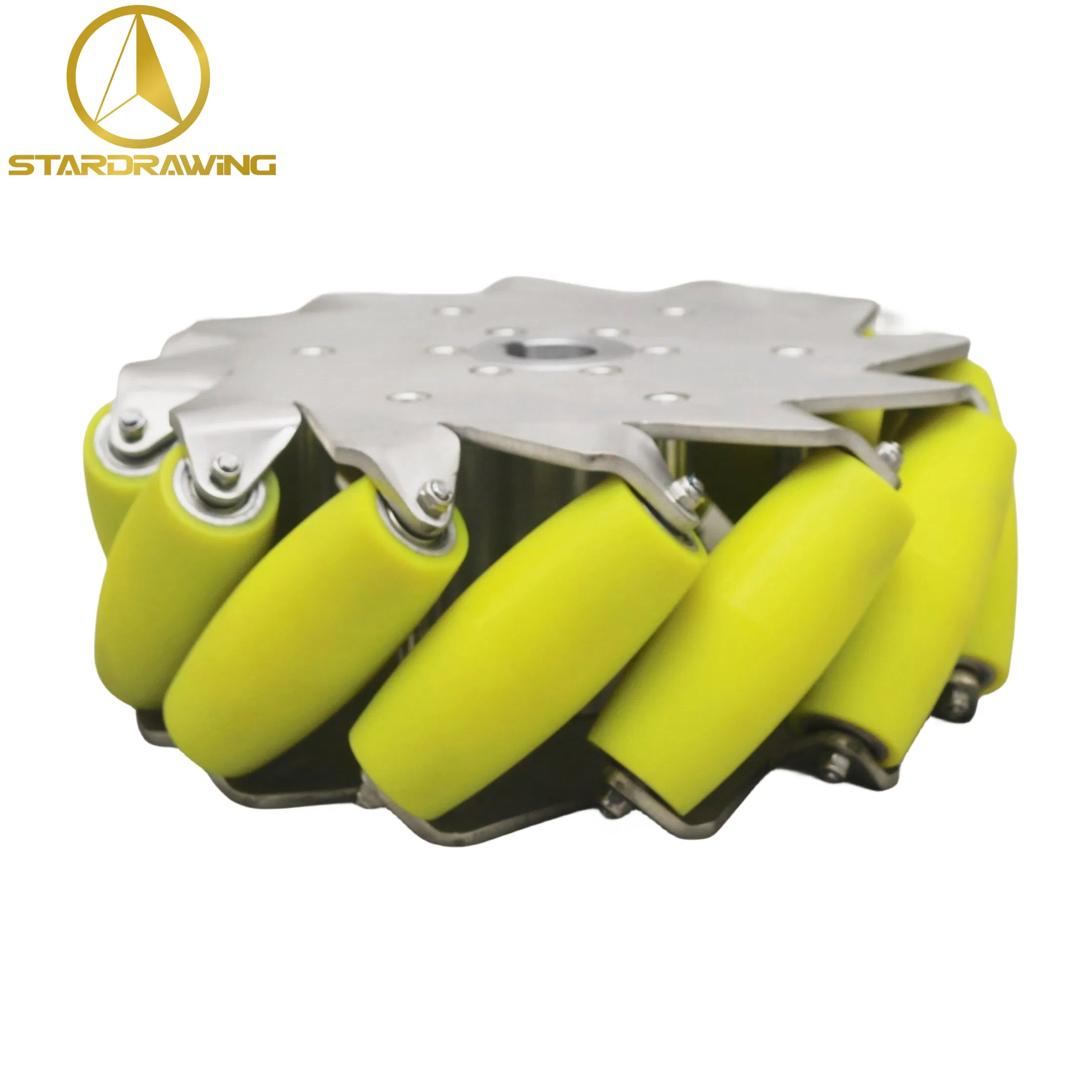 Stardrawing 304 Stainless Steel 100mm 4inch 100kg Mecanum Wheel for Agv