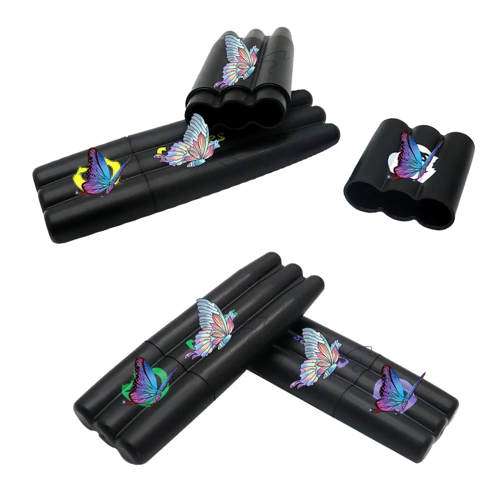Custom Child Proof Roll Cones Tubes Pop Top Tube Container Package Plastic Biodegradable Cigar Tubes